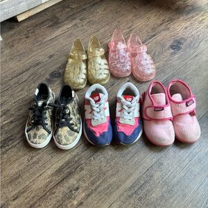 Toddler shoes ! 5 pairs size 7 and 8. Kate Spade, New Balance Gap Baby